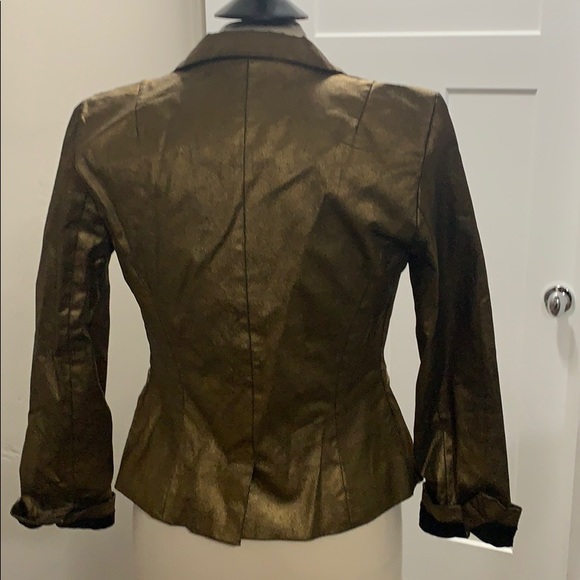 Zara metallic gold bronze blazer - Picture 6 of 9